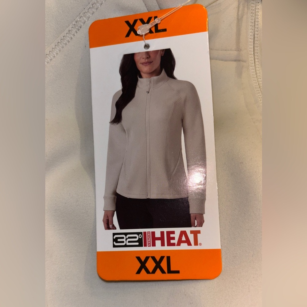 32 Degree Heat XXL SUPER SOFT ZIP UP W/zip Pocket